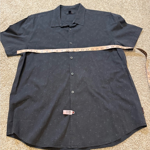 John Varvatos Mens Short Sleeve Button Up Large - Picture 4 of 7